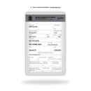 Cartão CRLV de metal inoxidável gravado a laser premium colorido com logo veículo - frente. Melhor que PVC.