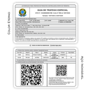 Cartão GT de metal inoxidável gravado a laser premium colorido - frente e verso. Melhor que PVC.