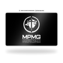 Cartão Promotor Ministério Público de metal inoxidável black preto gravado a laser premium - frente. Melhor que PVC.