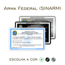 Cartões SINARM de metal inoxidável gravado a laser premium colorido/preto/platinum - Frente. Melhor que PVC.