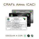 Cartões CRAF de metal inoxidável gravado a laser premium colorido/preto/platinum - Frente. Melhor que PVC.